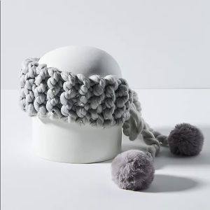 ✨ Anthropologie Chunky Knit Embellished Ear Warmer